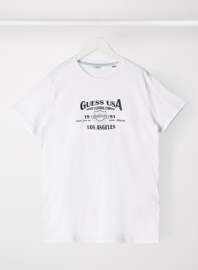 GUESS - Teen Logo T-Shirt True White - Image 1