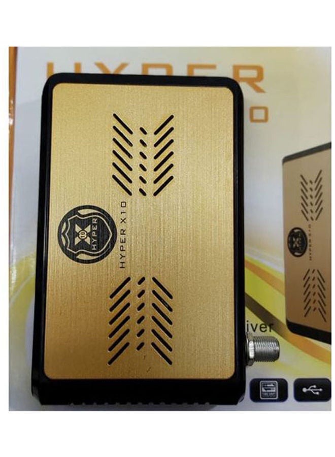 HYPER Satellite Receiver X10 Black/Gold  - Image 2