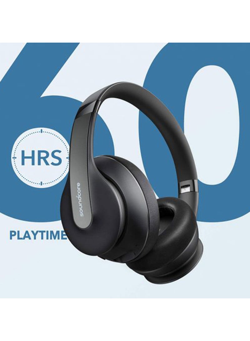 Soundcore - Life Q10 Wireless Bluetooth Headphones Black - Image 1