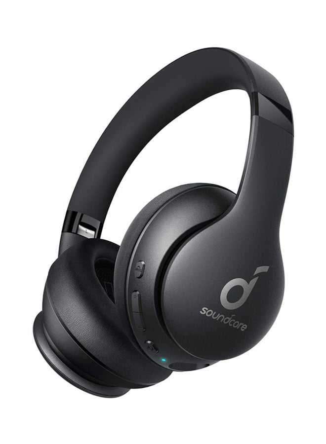Soundcore Life 2 Neo Wireless Bluetooth Headphones, Over Ear, 60H Playtime, Fast Charging, High Bass, AUX Input, Foldable Black  - Image 1