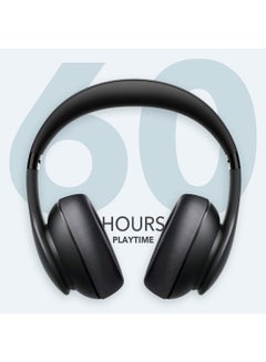 Soundcore Life 2 Neo Wireless Bluetooth Headphones, Over Ear, 60H Playtime, Fast Charging, High Bass, AUX Input, Foldable Black  - Image 3