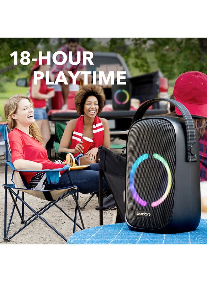 Rave Party Cast Wireless Party Speaker 50W IPX7 Waterproof 18-Hr Playtime Black - v1618314500/N44872807A_2