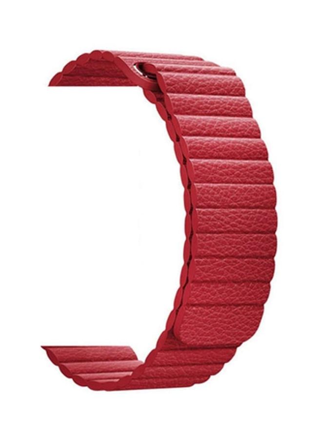 MARGOUN - Henlein Series Replacement Band For Apple Watch 42/44mm Red - Image 1