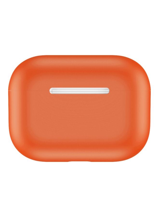 MARGOUN Silicone Case Cover For Apple AirPods Pro Orange - Image 2