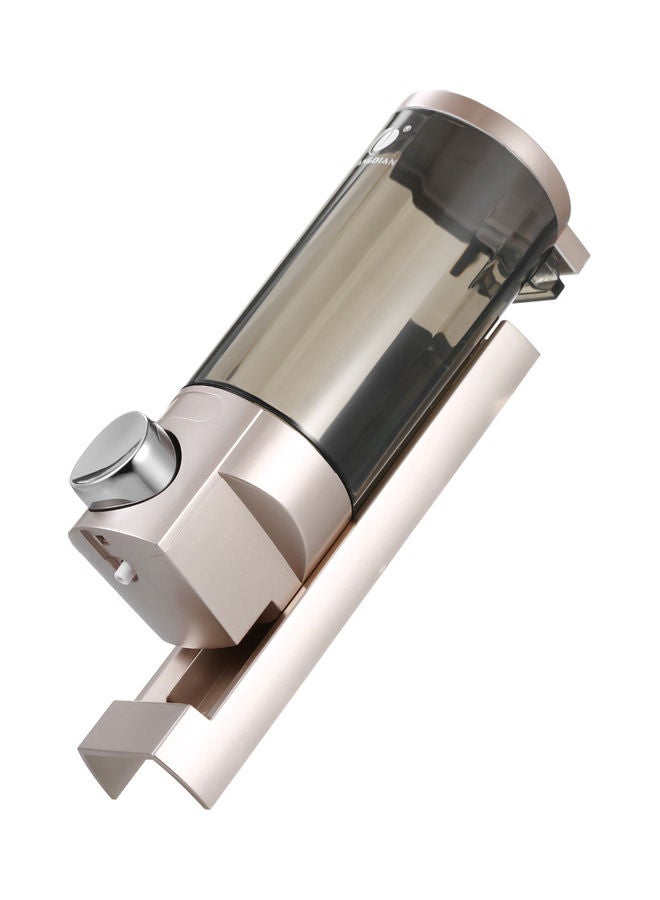 CHUANGDIAN Wall-Mounted Manual Soap Dispenser Champagne Gold/Black 300ml - Image 5