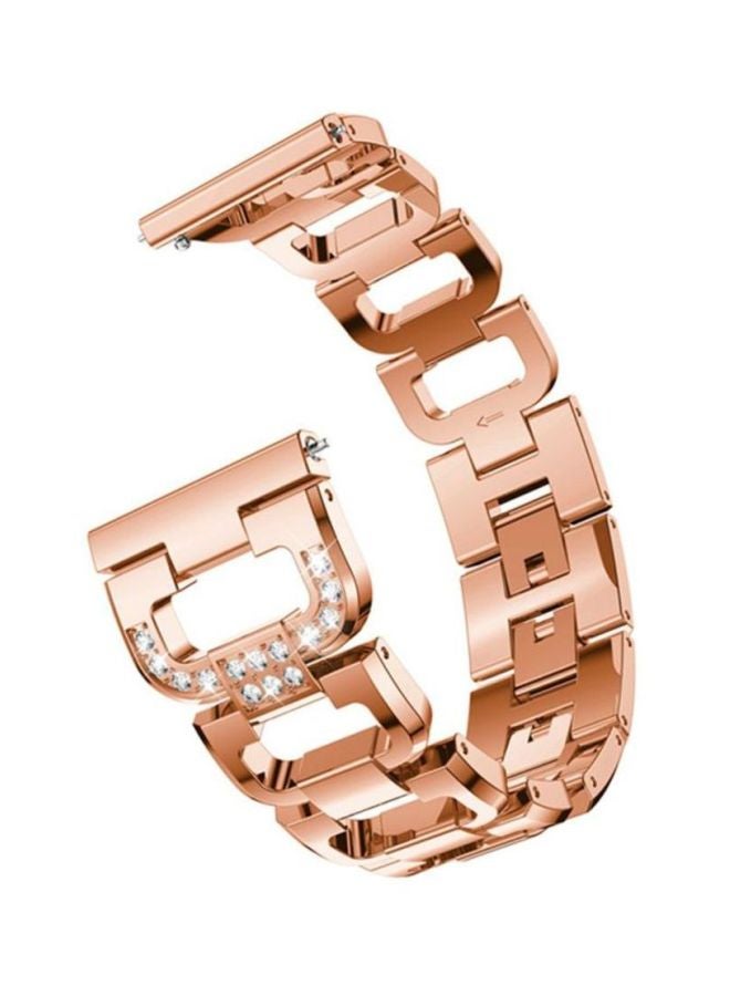 Voberry Replacement Band Strap With Frame For Fitbit Blaze Rose Gold - Image 4