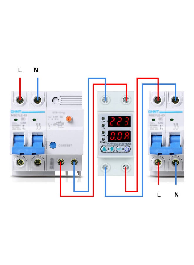 Generic - Adjustable Voltage Current Protector White - Image 1