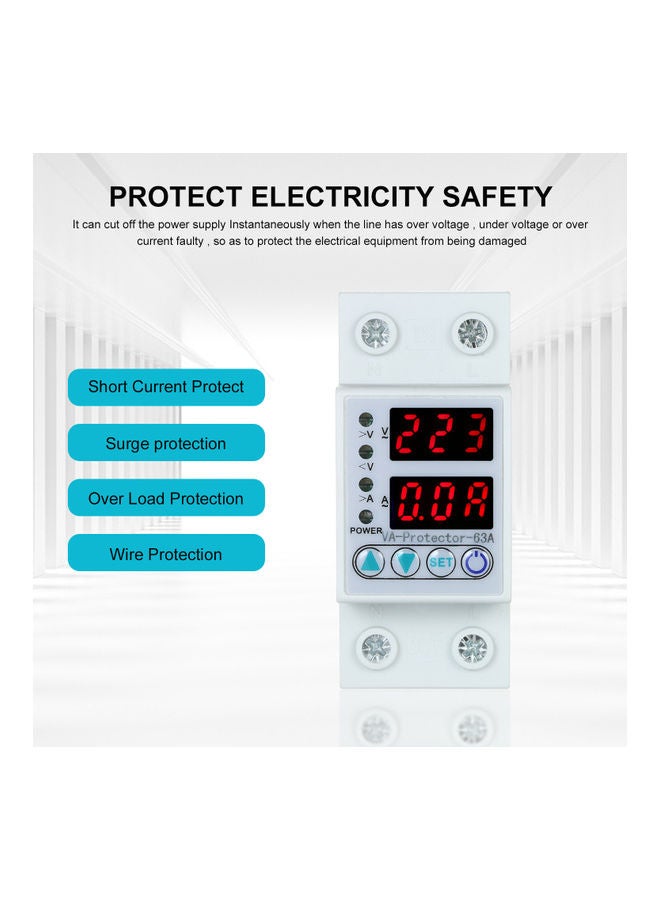 Generic - Adjustable Voltage Current Protector White - Image 1