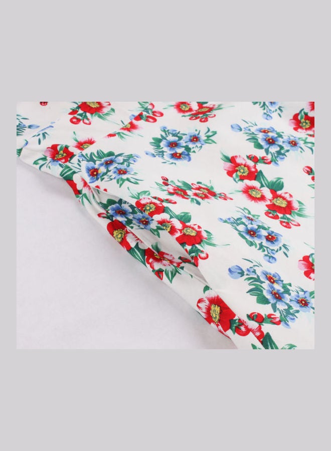 أوتاد فستان أنيق مزين بطبعة زهور - Image 5