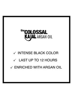 Maybelline New York Colossal Kajal Argan Oil Eyeliner - 02 Extra Black Black - v1618319839/N20426193A_4