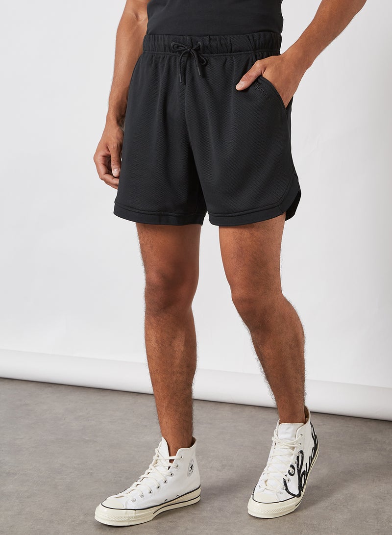CONVERSE - Court Lifestyle Mesh Shorts Black - Image 1