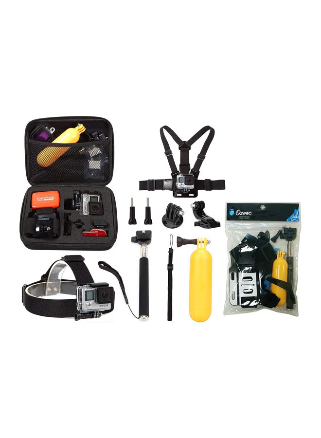 Ozone 8-In-1 Outdoor Sports Strap Accessories Kit Black/Yellow/Silver  - Image 3