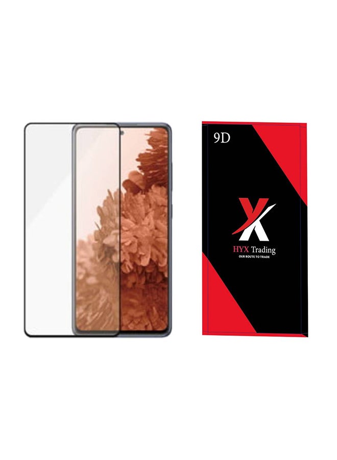 HYX Tempered Glass Screen Protector for Samsung Galaxy S21 Plus Black/Clear - Image 2