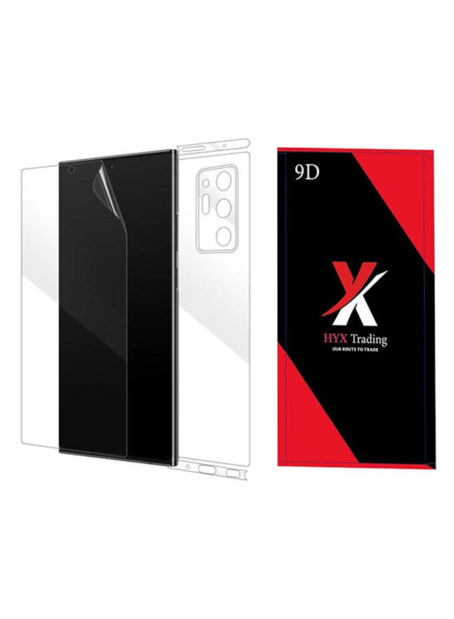 HYX - Front And Back Tempered Glass Screen Protector For Samsung Galaxy Note 20 Ultra Clear - Image 1