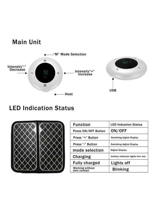Foldable Foot Massager Black 31x3x31cm - Image 4