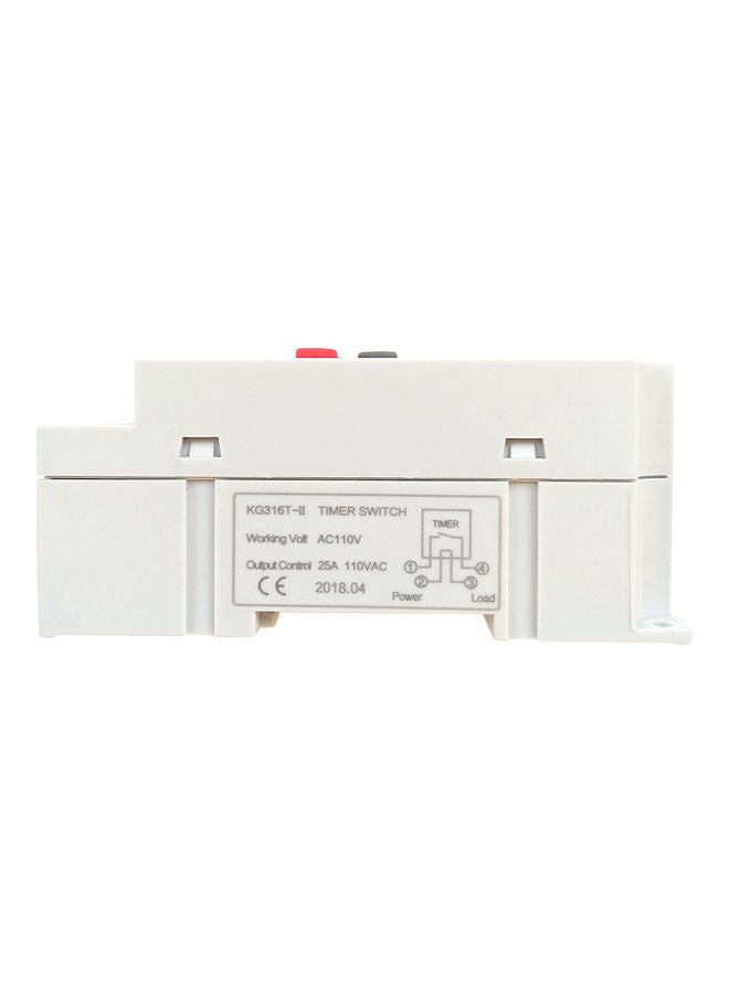 Electronic Timer With Switch Controller White 9.8 x 5.5 x 4.0cm  - Image 5