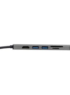 docooler 6-In-1 Type-C To USB 3.0 Charging Hub Grey  - Image 5