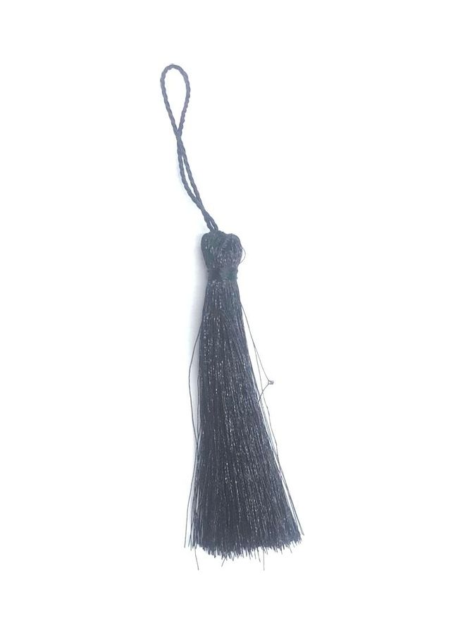 12-Piece Craft Silk Tassels Black 3inch - Image 3