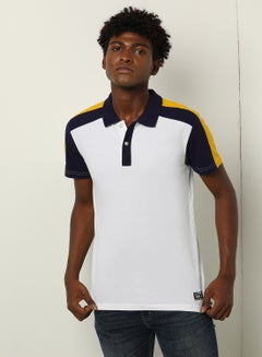 White/Navy/Yellow