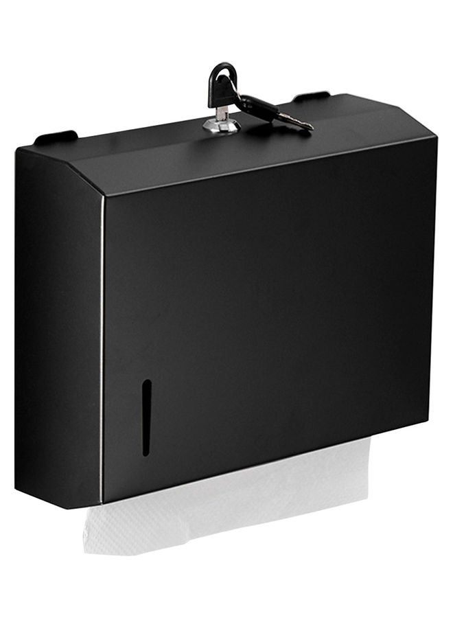 Generic Paper Towel Dispenser Black 27.3x8.7x21.5cm  - Image 2