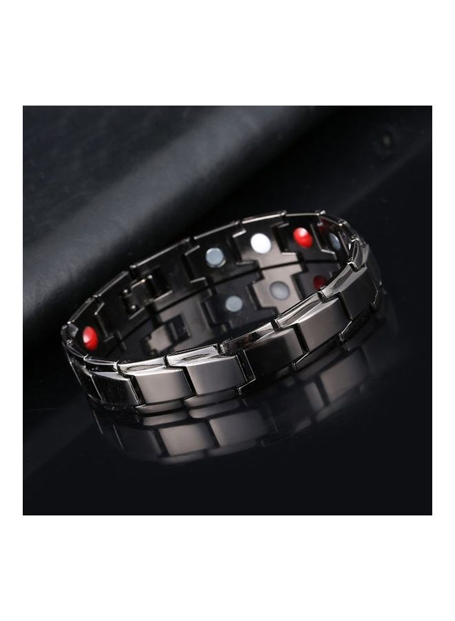 Removable Magnetic Therapy European And American Titanium Bracelet - Image 3