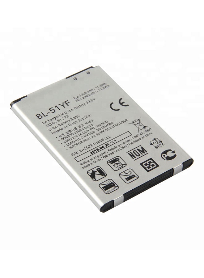 إل جي - بطارية بديلة لهاتف إل جي G4 H815 / H810 / Ls991 / Vs986 3000.0 mAh رمادي/أسود - Image 1