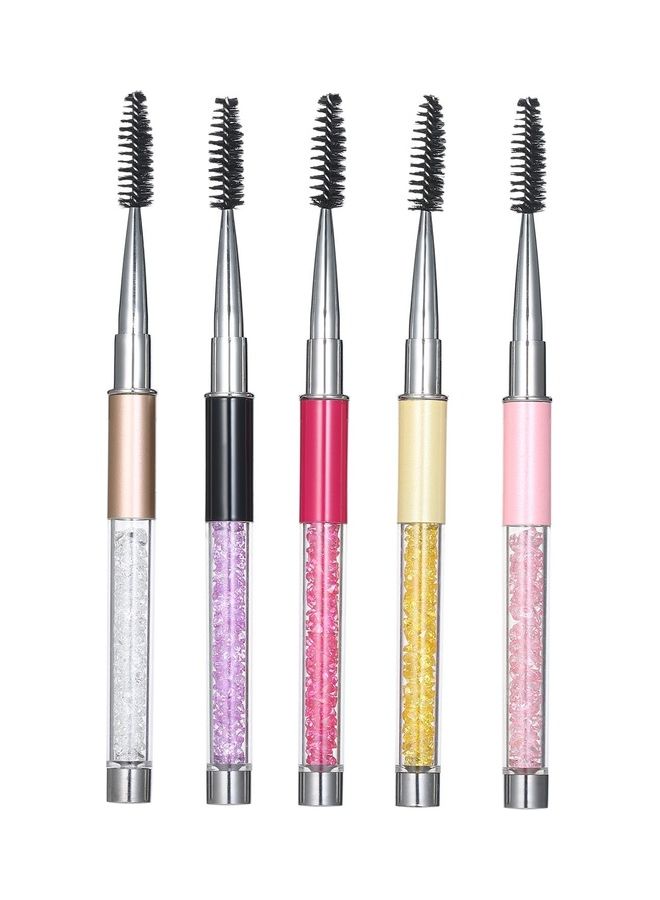 Generic 5-Piece Eye Makeup Brush With Cap Multicolour - Image 1