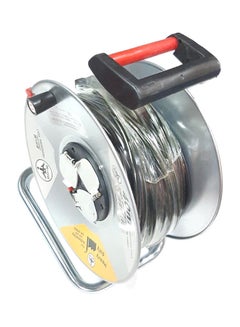 BHM Heavy Duty Electric Cable Silver/Black/Red 