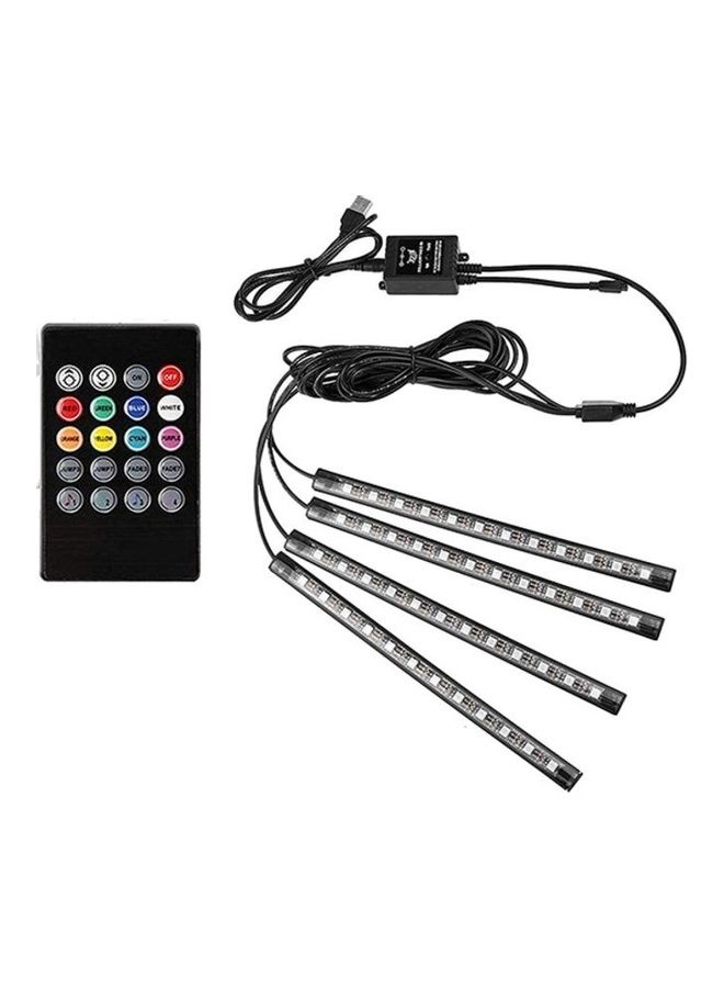 Generic 4-Piece Car LED Strip Light