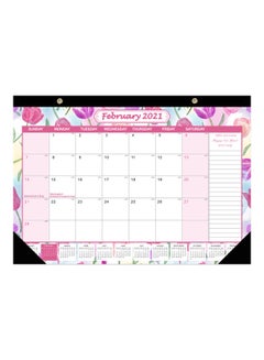 2021 Wall Calendar With Corner Protector Multicolour