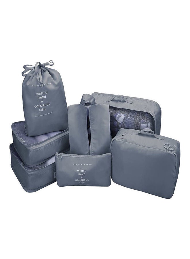 Generic - 7-Piece Waterproof Luggage Set Grey - Image 1