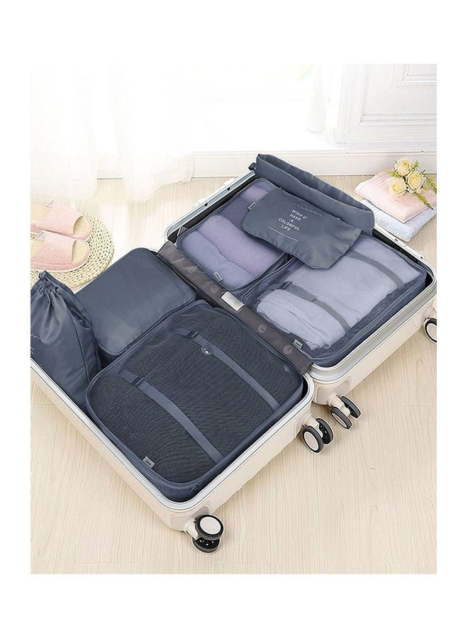 Generic - 7-Piece Waterproof Luggage Set Grey - Image 1