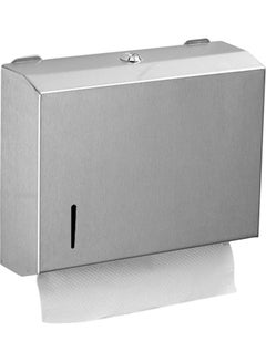 Paper Towel Dispenser Silver 27.30x8.70x21.50cm