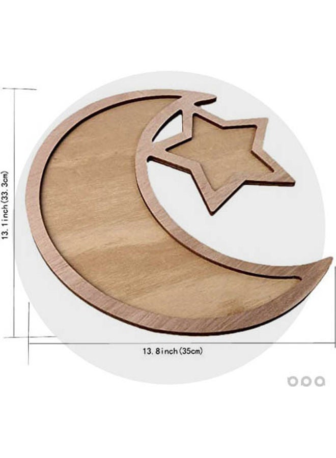 صينية تقديم خشبية لحفلات عيد مبارك - Image 2