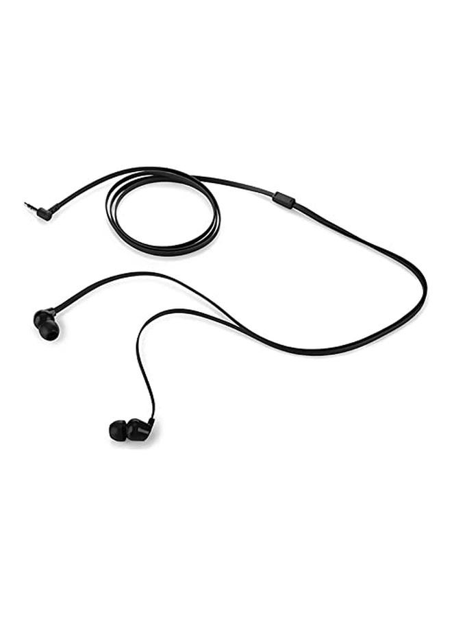 HP In-Ear Earphones With Mic Black - Image 4
