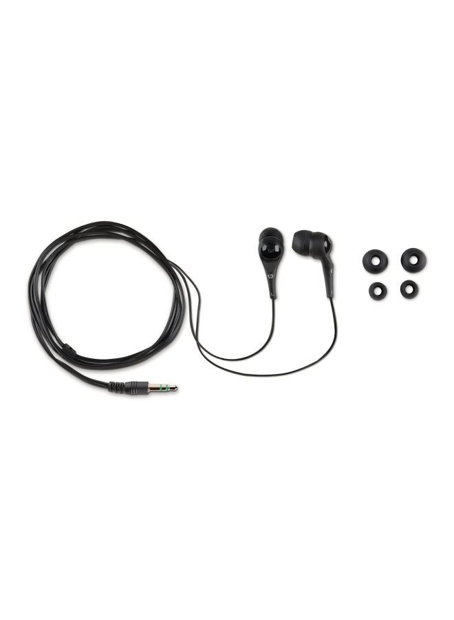 HP In-Ear Earphones With Mic Black - Image 5