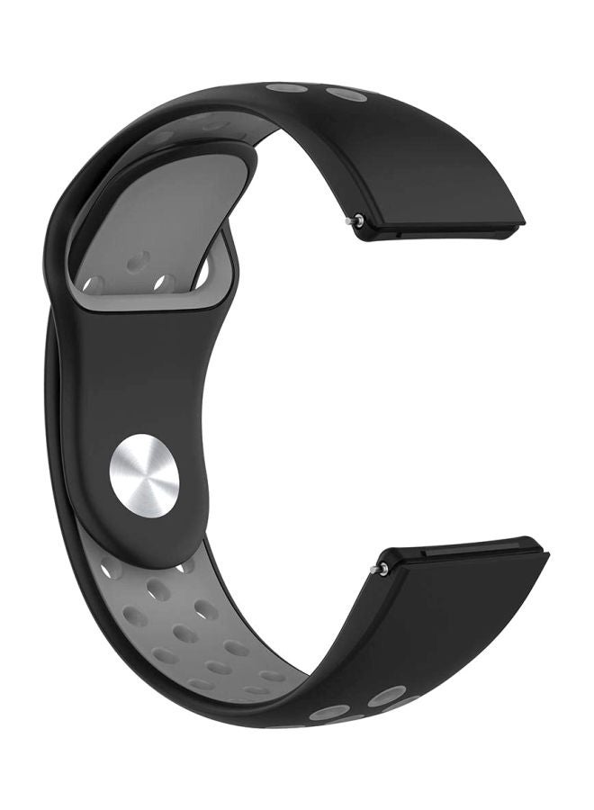 Voberry Replacement Band For Fitbit Versa Black/Grey - Image 2