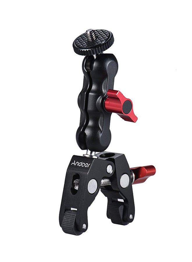 ANDOER Multi-Function Ball Head Clamp Black/Red - Image 5