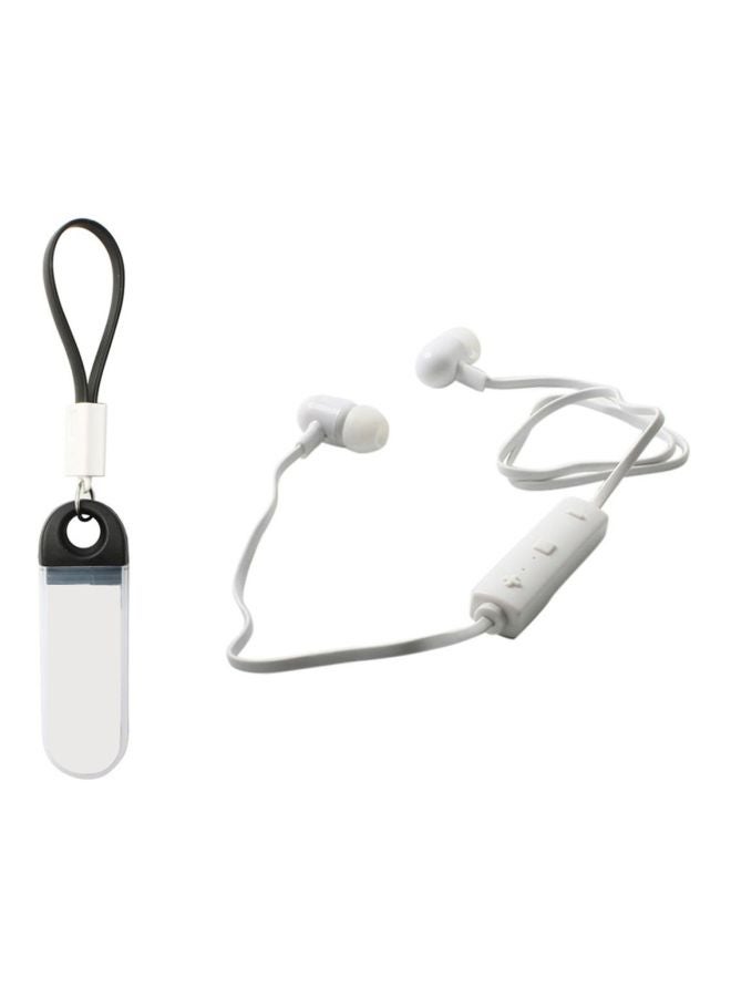 جيفتولوجي سماعات أذن داخلية بخاصية البلوتوث مع حافظة أبيض - Image 1