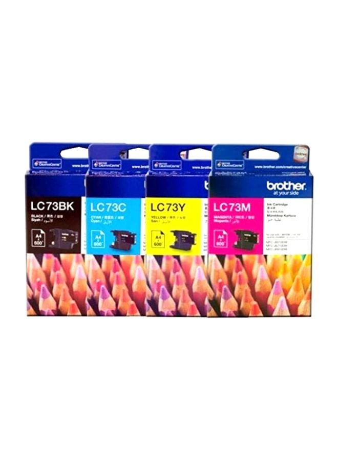 brother 4-Piece Ink Cartridge Set Black/Cyan/Magenta - Image 2