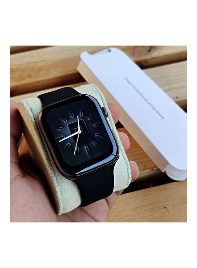 إي وورلد ساعة ذكية من السلسلة 6 بشاشة تعمل باللمس بالكامل طراز FK88 أسود - Image 2