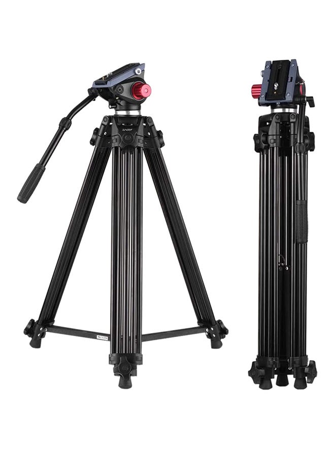 ANDOER - Tripod For DSLR And Camcorders Black - Image 1
