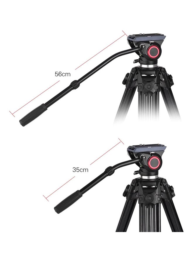 ANDOER - Tripod For DSLR And Camcorders Black - Image 1