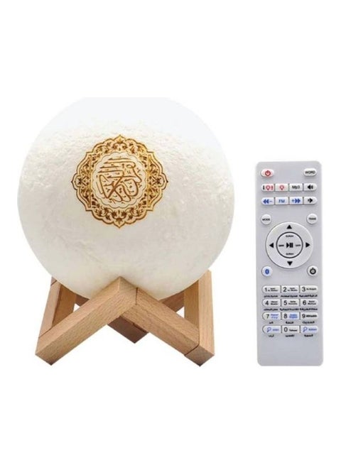 Moon Lamp Quran Speaker White