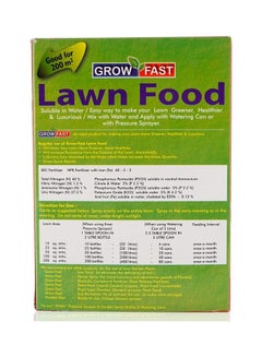 GROW FAST Lawn Food Brown 1kg  - Image 2
