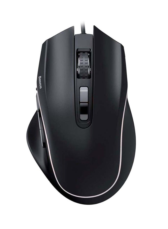 Baseus 9 Progammes Gaming Mouse Black/Orange  - Image 3