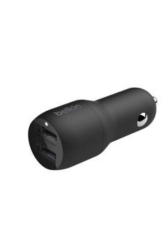 بيلكين طقم مكون من شاحن سيارة مزدوج مع كابل شحن بمنفذي Lightning إلى USB-A  - Image 5