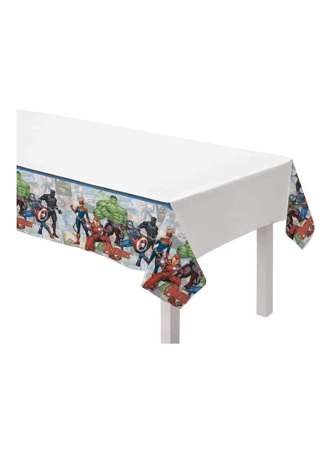 Amscan Avengers Powers Unite Plastic Tablecover Rectangular, Birthday Party Decorations 