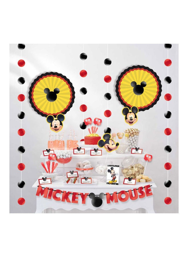 Amscan Disney Mickey Mouse Forever Buffet Table Decorating Kit for Birthday Party Decorations, Party Celebration