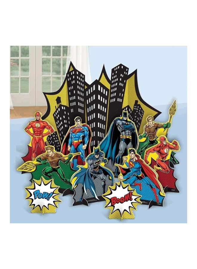 Amscan Justice League Heroes Unite Table Decorating Kit Birthday Party Supplies